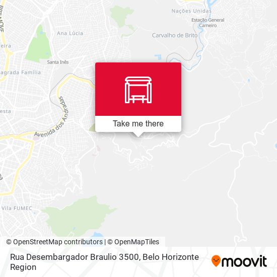 Rua Desembargador Braulio 3500 map