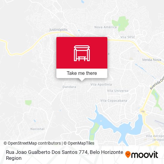Rua Joao Gualberto Dos Santos 774 map