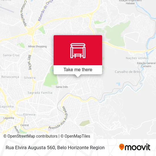 Rua Elvira Augusta 560 map