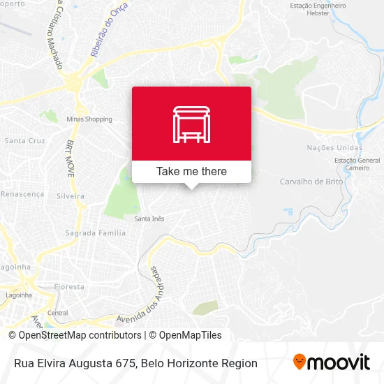 Rua Elvira Augusta 675 map