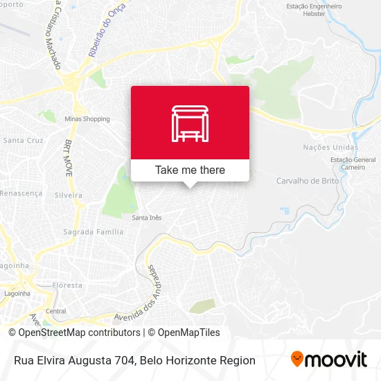 Rua Elvira Augusta 704 map