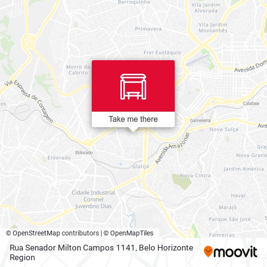 Rua Senador Milton Campos 1141 map