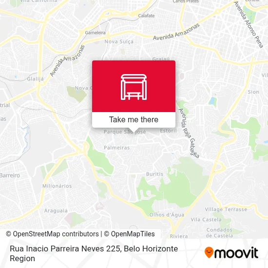 Rua Inacio Parreira Neves 225 map