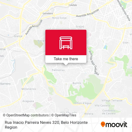 Rua Inacio Parreira Neves 320 map