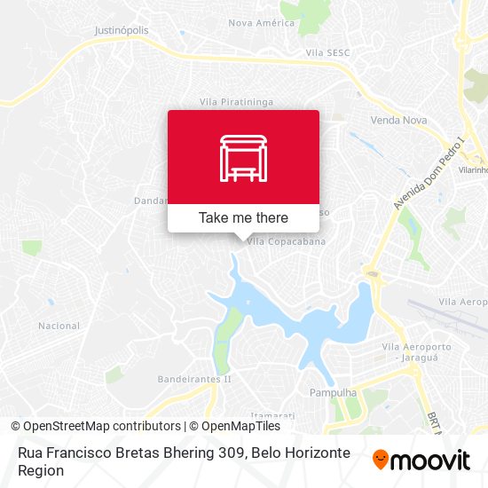 Rua Francisco Bretas Bhering 309 map