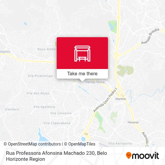 Rua Professora Afonsina Machado 230 map