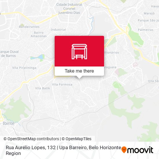 Rua Aurélio Lopes, 132 | Upa Barreiro map