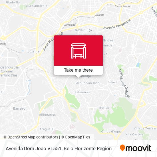 Avenida Dom Joao VI 551 map
