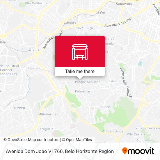 Avenida Dom Joao VI 760 map