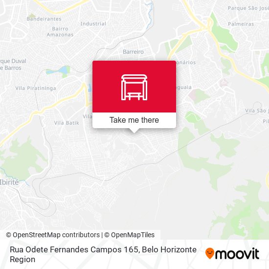 Rua Odete Fernandes Campos 165 map