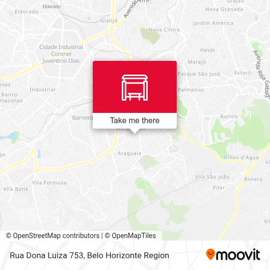 Rua Dona Luiza 753 map
