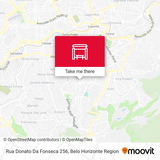 Rua Donato Da Fonseca 256 map