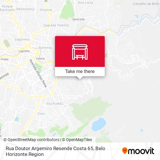 Rua Doutor Argemiro Resende Costa 65 map