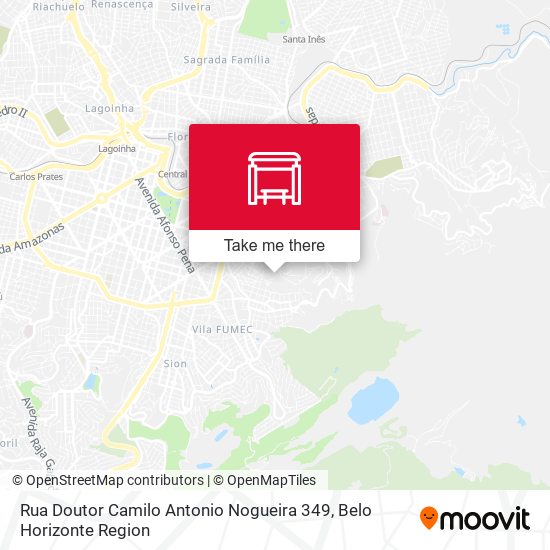 Rua Doutor Camilo Antonio Nogueira 349 map