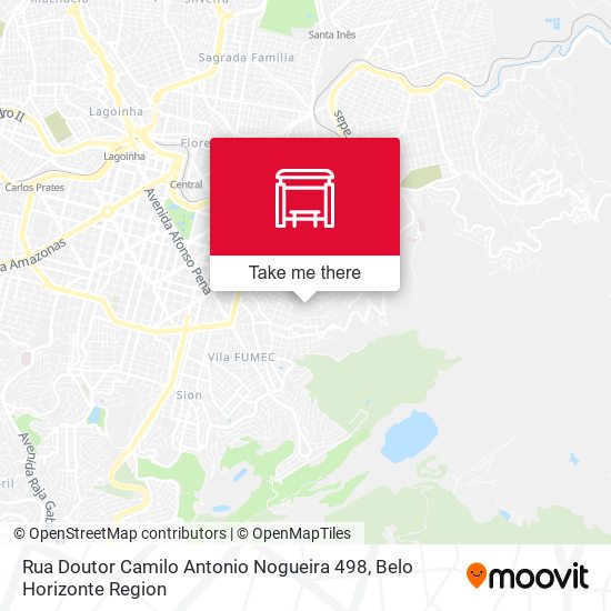 Rua Doutor Camilo Antonio Nogueira 498 map