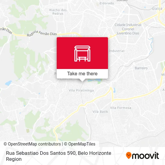 Rua Sebastiao Dos Santos 590 map