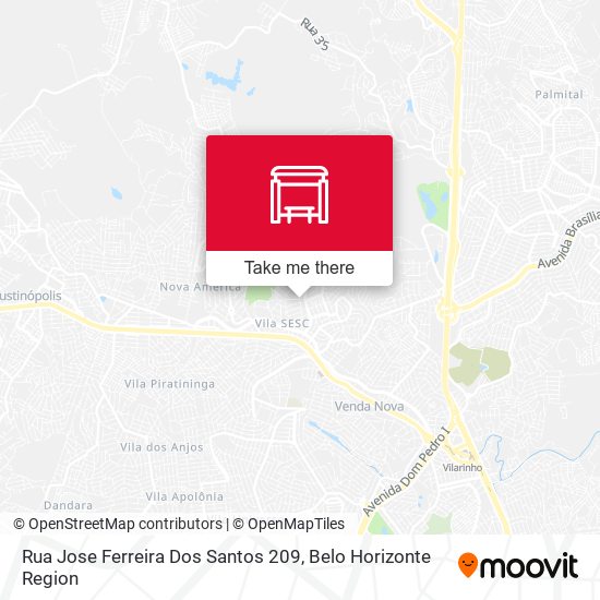 Rua Jose Ferreira Dos Santos 209 map