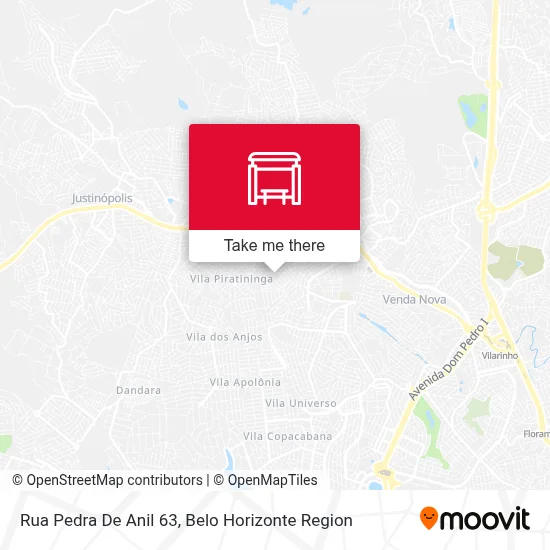 Rua Pedra De Anil 63 map