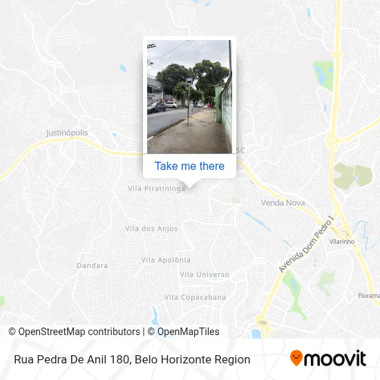 Rua Pedra De Anil 180 map