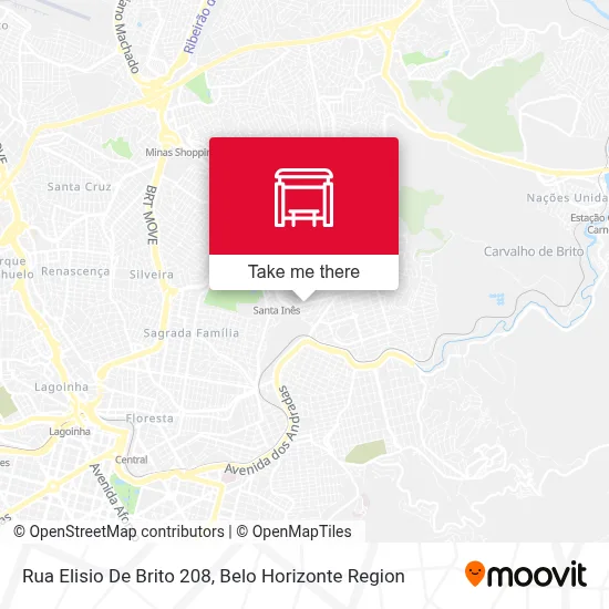 Rua Elisio De Brito 208 map