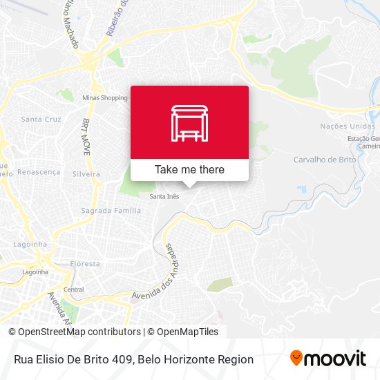 Mapa Rua Elisio De Brito 409