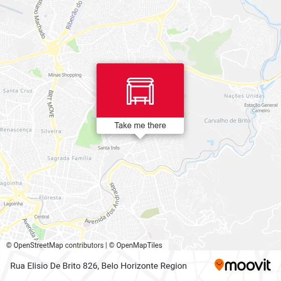 Rua Elisio De Brito 826 map