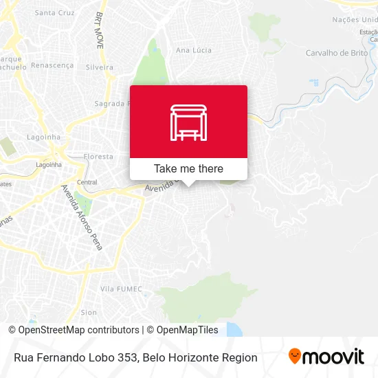 Rua Fernando Lobo 353 map