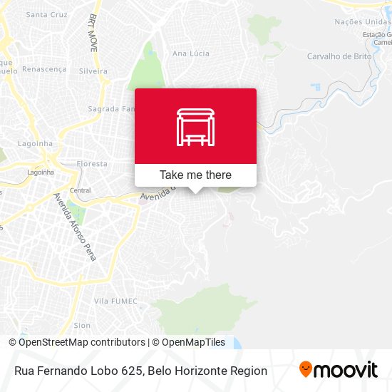 Rua Fernando Lobo 625 map