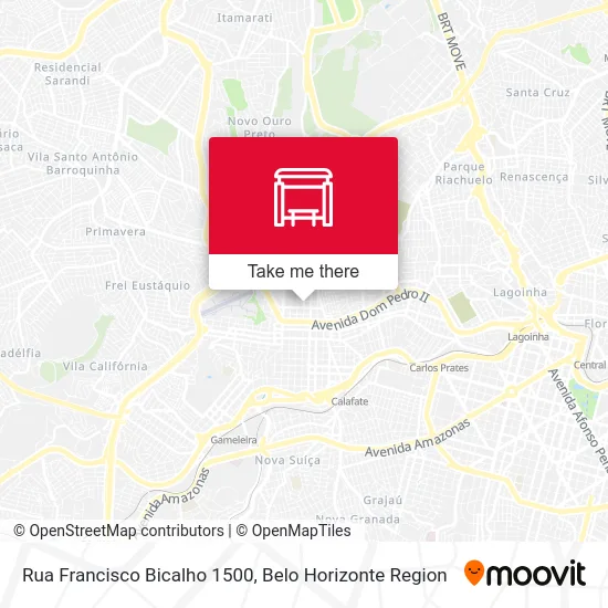 Rua Francisco Bicalho 1500 map