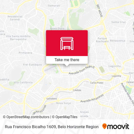 Rua Francisco Bicalho 1609 map