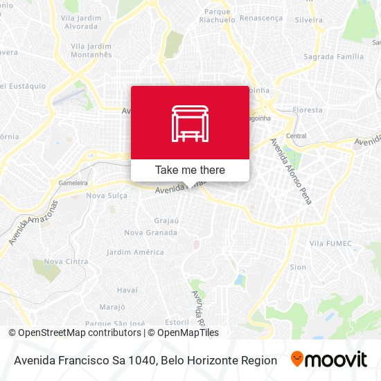 Avenida Francisco Sa 1040 map