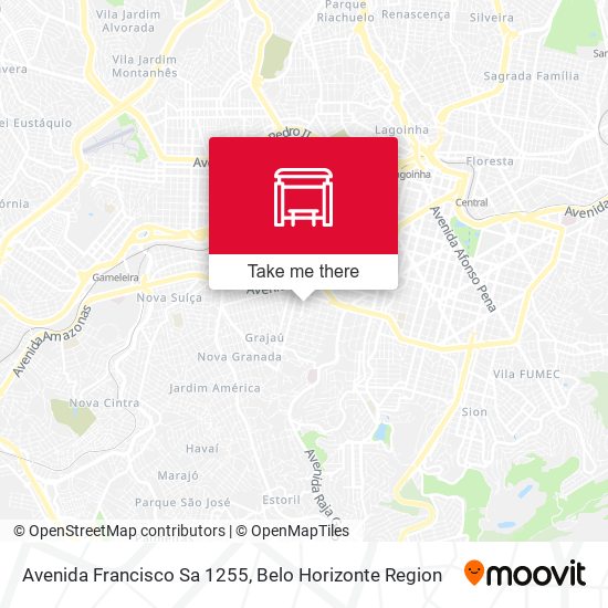 Avenida Francisco Sa 1255 map