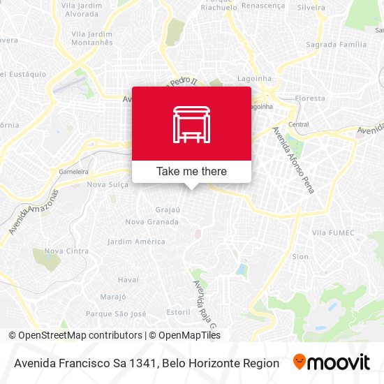 Avenida Francisco Sa 1341 map
