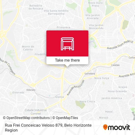 Rua Frei Conceicao Veloso 879 map