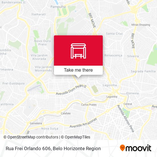 Rua Frei Orlando 606 map