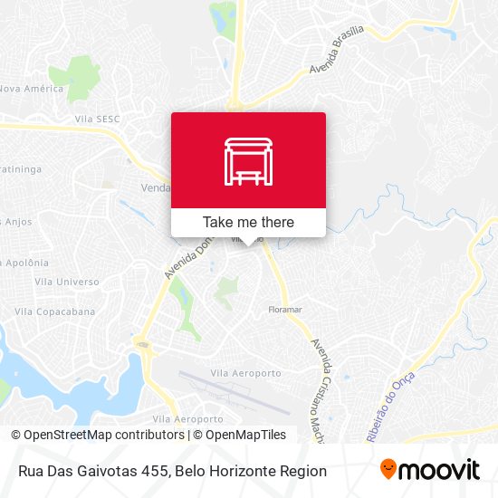 Rua Das Gaivotas 455 map