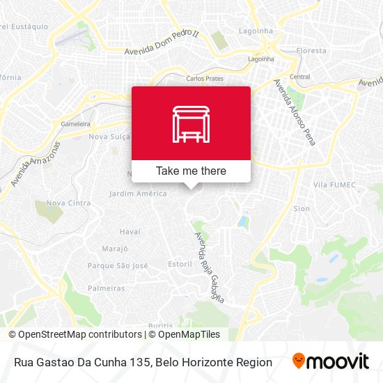 Rua Gastao Da Cunha 135 map