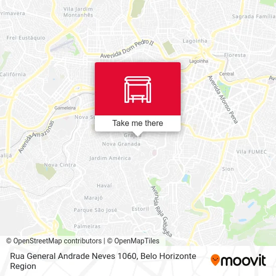 Rua General Andrade Neves 1060 map