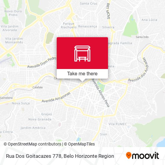 Mapa Rua Dos Goitacazes 778