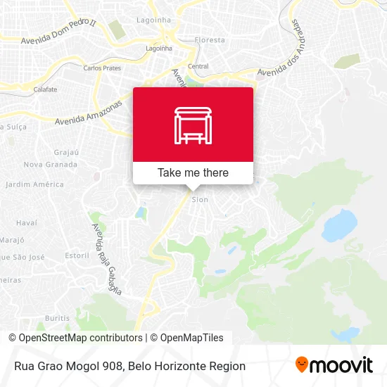 Rua Grao Mogol 908 map