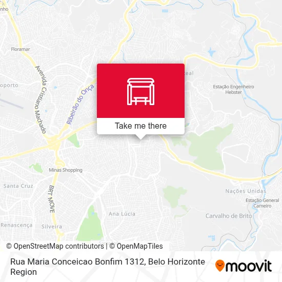 Rua Maria Conceicao Bonfim 1312 map