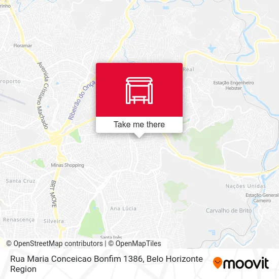Rua Maria Conceicao Bonfim 1386 map
