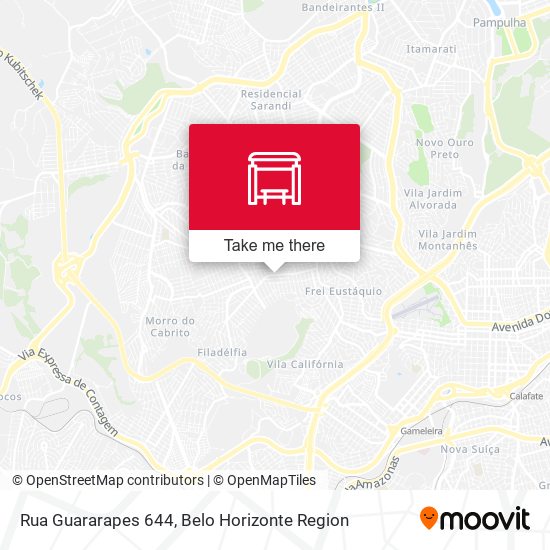 Rua Guararapes 644 map