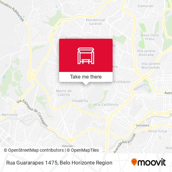 Rua Guararapes 1475 map
