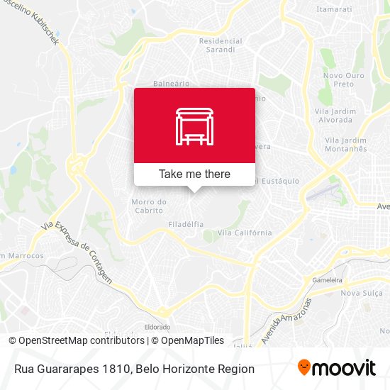 Rua Guararapes 1810 map