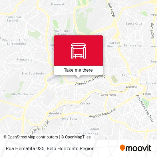 Rua Hematita 935 map
