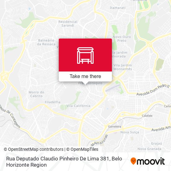 Mapa Rua Deputado Claudio Pinheiro De Lima 381