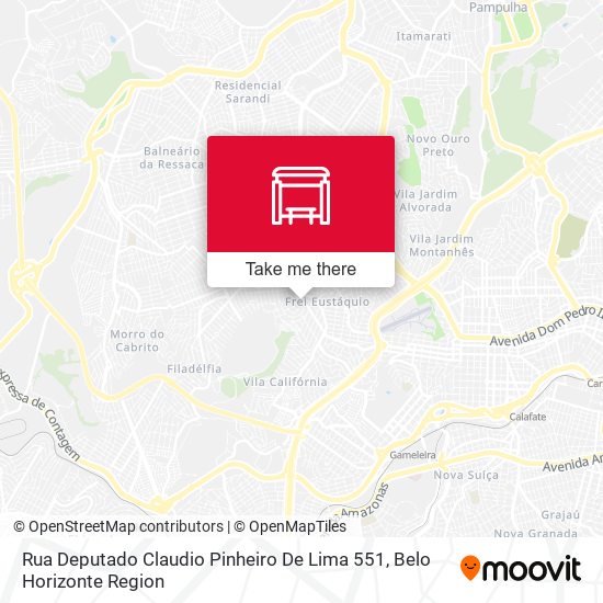 Rua Deputado Claudio Pinheiro De Lima 551 map