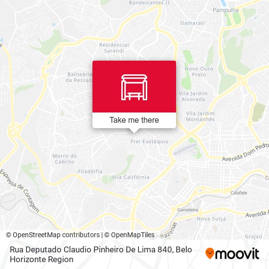 Rua Deputado Claudio Pinheiro De Lima 840 map