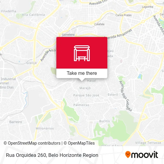 Rua Orquidea 260 map